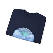 Blue/Green Planet Wrapped In A Bow Unisex Crewneck Sweatshirt