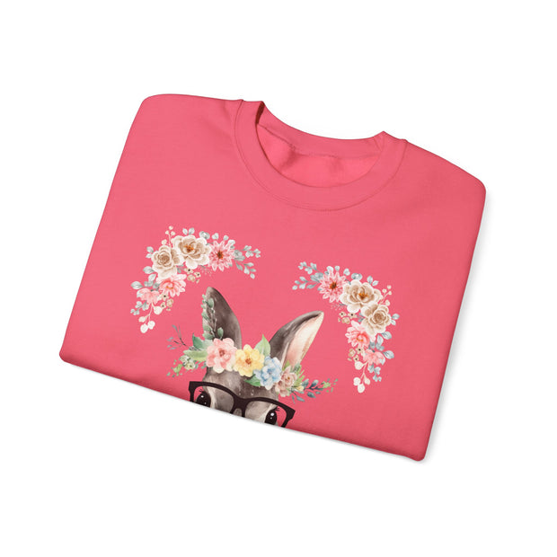 Geeky Goddess Bunny Unisex Crewneck Sweatshirt