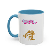 'Aquarius' Zodiac Accent Coffee Mug