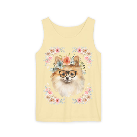 Geeky Goddess Pomeranian Unisex Tank Top