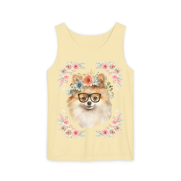 Geeky Goddess Pomeranian Unisex Tank Top
