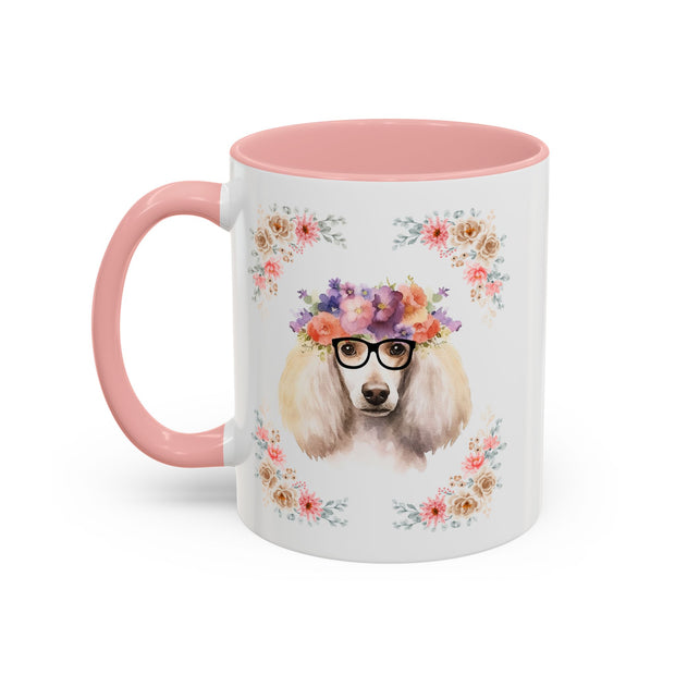 Geeky Goddess French Poodle Accent Coffee Mug
