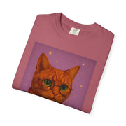 Pawgwarts Orange Cat Wizard T-Shirt