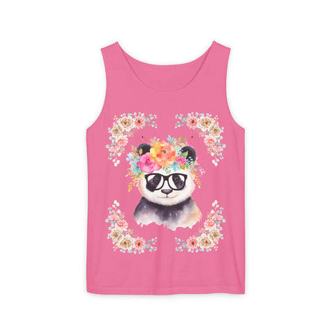 Geeky Goddess Panda Unisex Tank Top