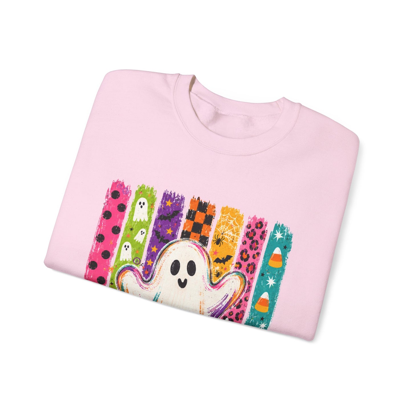 Rainbow Ghost Halloween Sweatshirt | Cute Ghost Graphic Crewneck