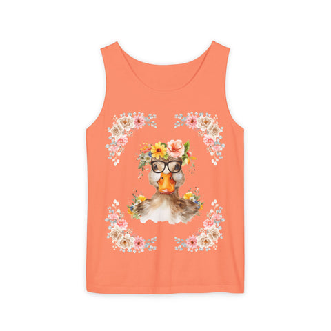 Geeky Goddess Duck Unisex Tank Top