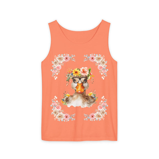 Geeky Goddess Duck Unisex Tank Top