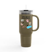 'Side Quest: Pool Party' Insulated Travel Mug, 40oz