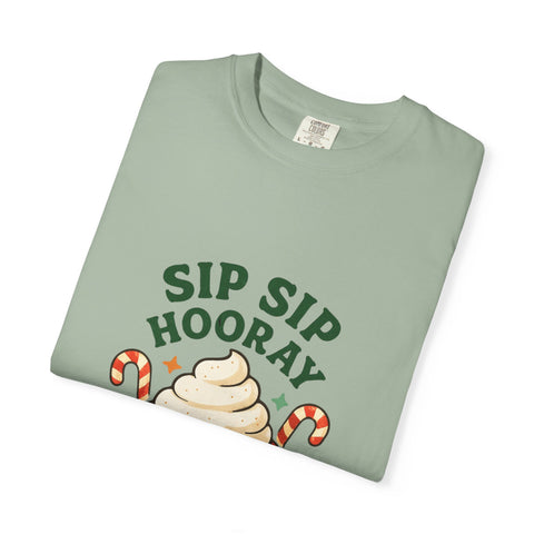 'Sip Sip Hooray' Holiday Unisex T-shirt