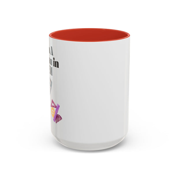 'I Am A Woman In STEM' Accent Coffee Mug