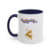 'Sagittarius' Zodiac Accent Coffee Mug