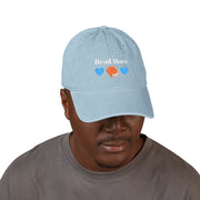 'Read More' Denim Embroidered Cap