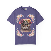 Geeky Goddess Dark Gray Cat Unisex T-Shirt