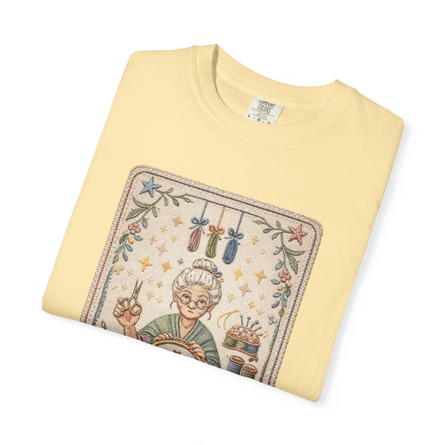 Grandma Hobbies Shirt, Vintage Cross Stitch Tee, Sewing Gift for Her, Embroidery Lover Shirt, Cottagecore Aesthetic