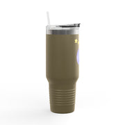 Astronaut Taking Off In Space Insulated Travel Mug, 40oz