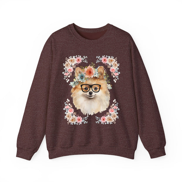 Geeky Goddess Pomeranian Unisex Crewneck Sweatshirt