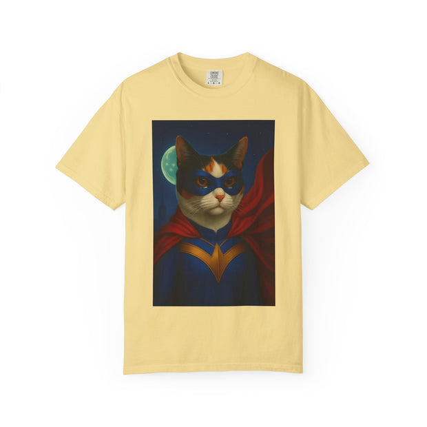 Superhero Tri-Colored Cat Unisex T-shirt