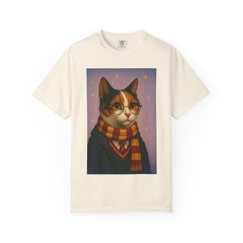 Pawgwarts Tricolored Cat Unisex T-Shirt