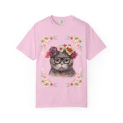 Geeky Goddess Dark Gray Cat Unisex T-Shirt