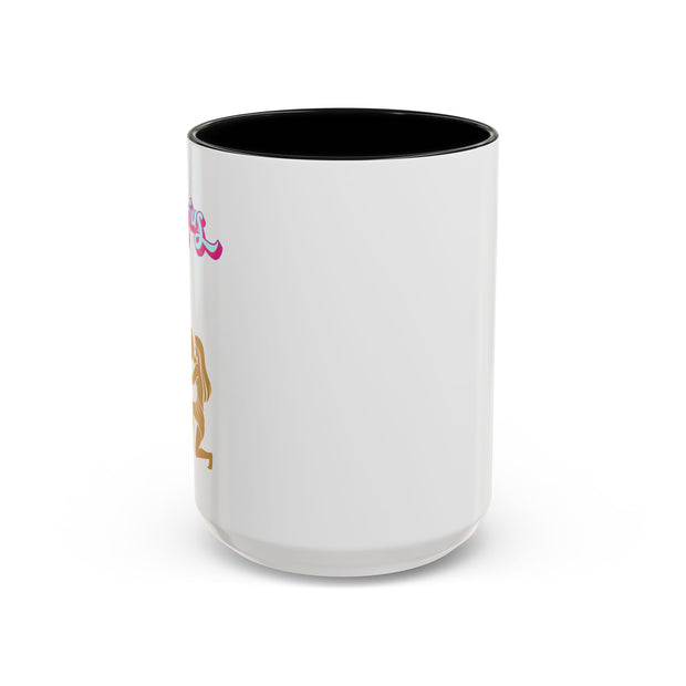 'Aquarius' Zodiac Accent Coffee Mug