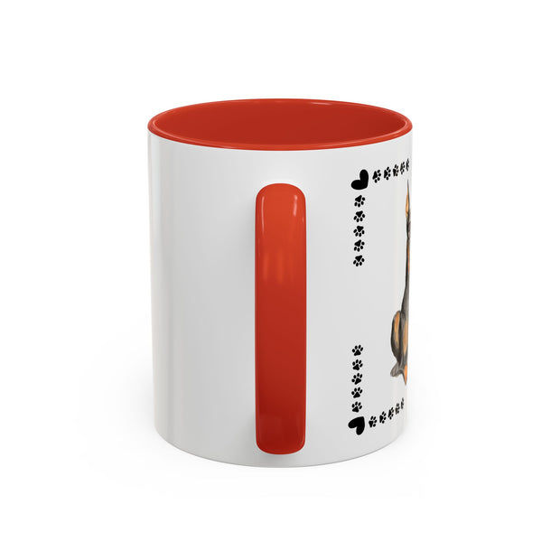 Geeky Good Doberman Accent Coffee Mug