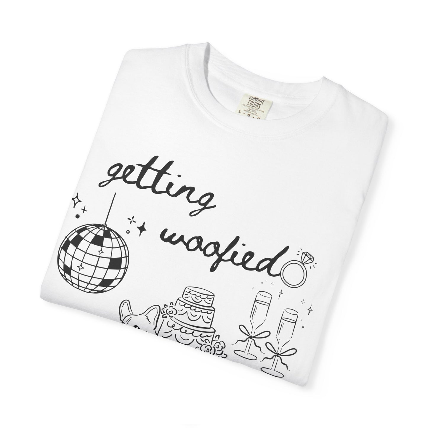 Getting Woofied Bachelorette Shirt Dog Bachelorette Shirt Dog Themed Bach Party Shirts Dog Lovers Wedding Shirts Dog Bridal Party Tees