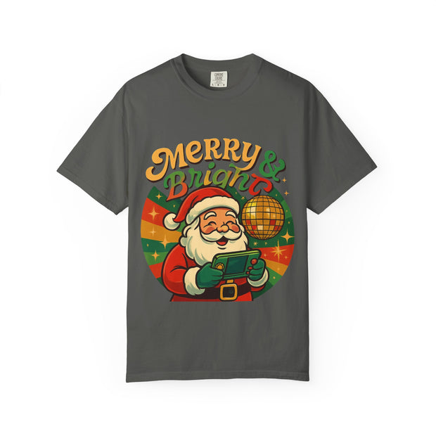 'Merry & Bright' Santa Unisex T-Shirt