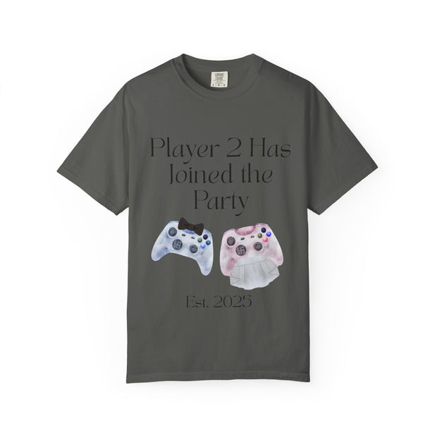 'Player 2 Has Joined The Party' 'Est. 2025' Unisex T-shirt