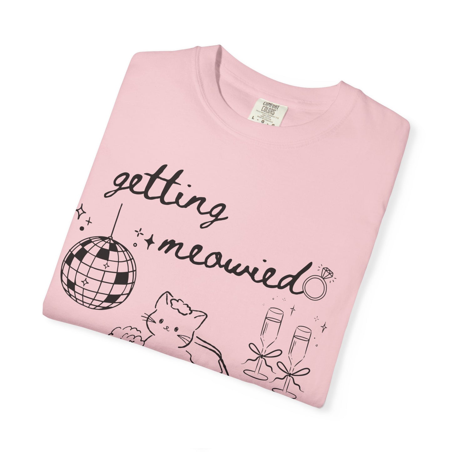 Getting Meowied Bachelorette Shirt Cat Bachelorette Shirt Cat Themed Bach Party Shirts Cat Lovers Wedding Shirts Cat Bridal Party Tees