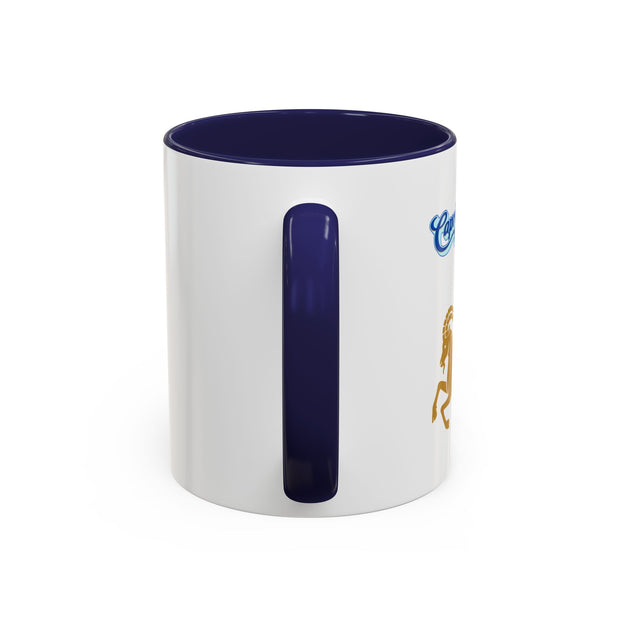 'Capricorn' Zodiac Accent Coffee Mug