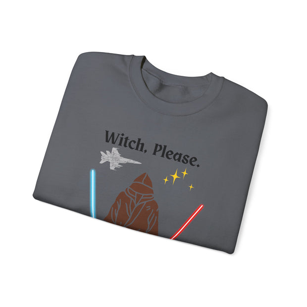 'Witch, Please. Too Much Magical To Handle.' Unisex Crewneck Sweatshirt