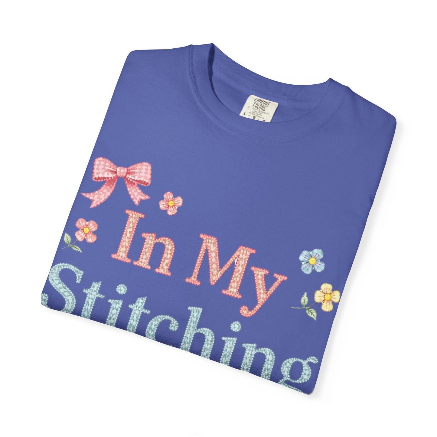 In My Stitching Era T-Shirt | Vintage Embroidery Theme