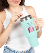 'I Like Big Books and I Cannot Lie' Insulated Travel Mug, 40oz