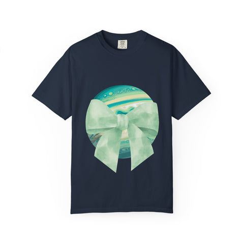 Green Planet Wrapped In A Bow Unisex T-Shirt