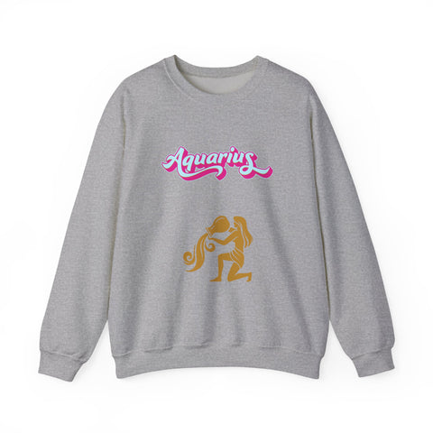 'Aquarius' Zodiac Unisex Crewneck Sweatshirt