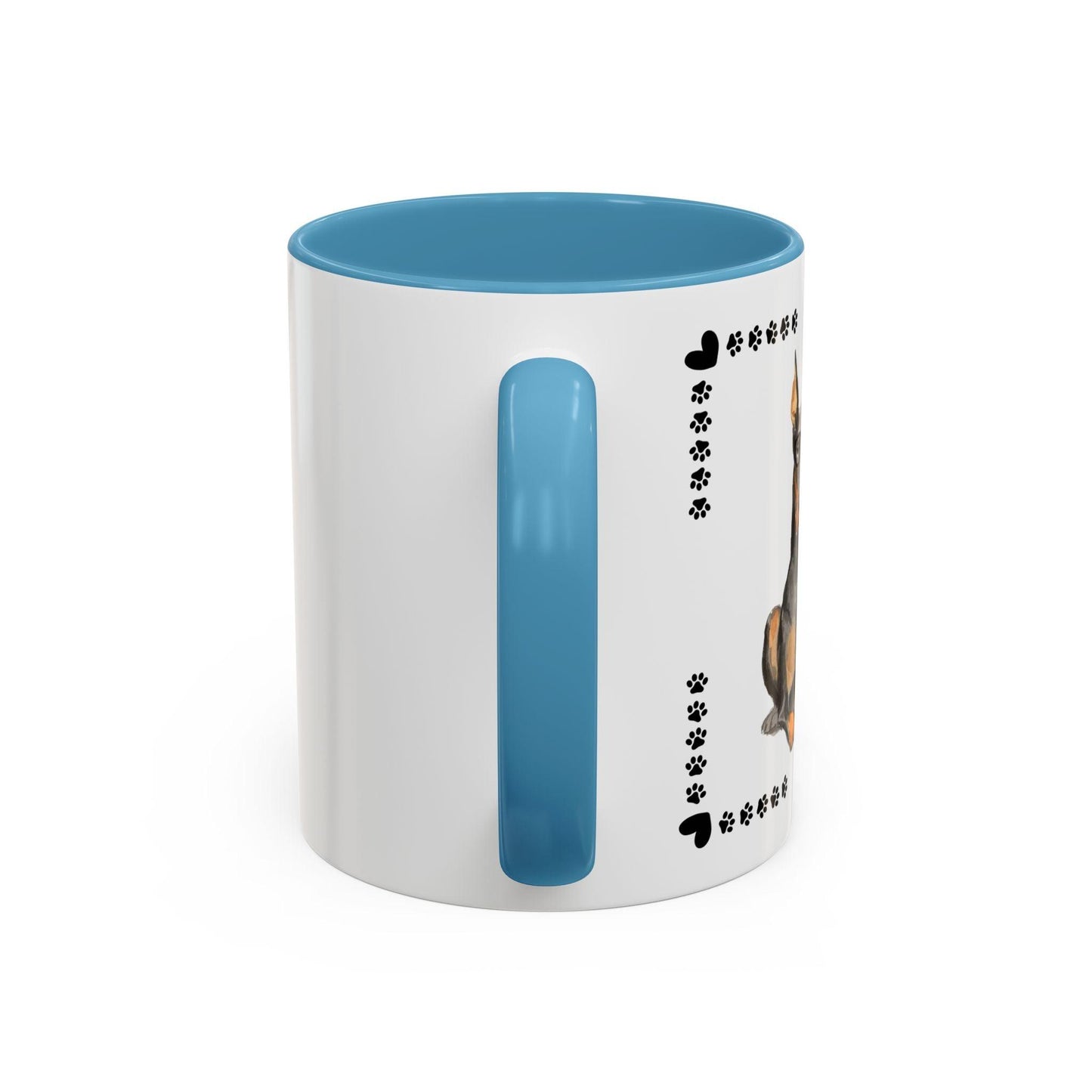 Geeky Good Doberman Accent Coffee Mug