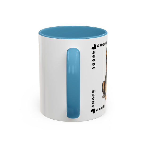 Geeky Good Doberman Accent Coffee Mug
