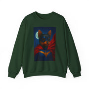 Superhero Yorkie Dog Sweatshirt, Cozy Animal Lover Crewneck, Pet Tribute Apparel, Unique Gift for Dog Lovers, Perfect for Casual Outings