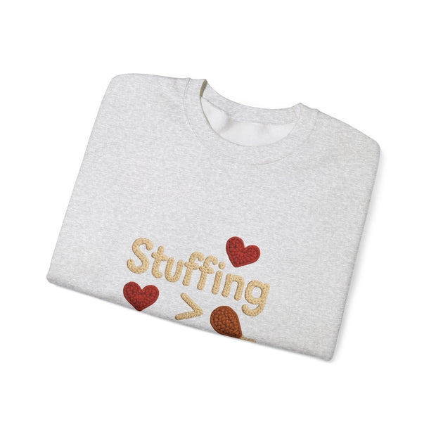 Stuffing Over Feelings Crewneck Sweatshirt | Funny Funny Thanksgiving Sweatshirt | Unisex Cozy Apparel | Holiday Gift for Foodies, [...]