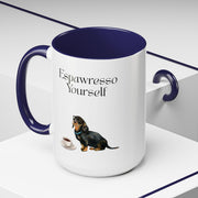 'Espawresso Yourself' Dachshund Accent Coffee Mug