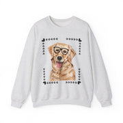 Geeky Good Golden Retriever Unisex Crewneck Sweatshirt