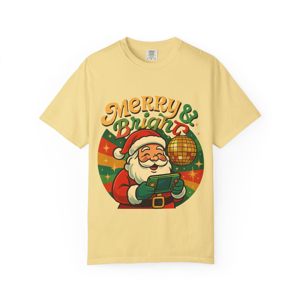 'Merry & Bright' Santa Unisex T-Shirt