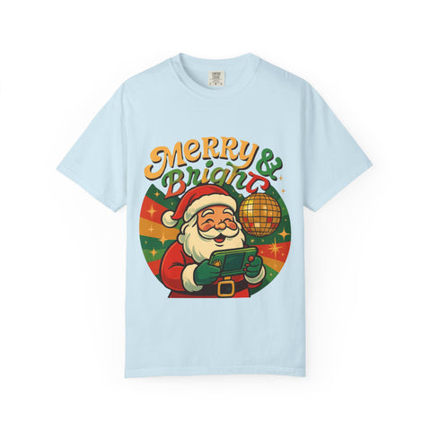 'Merry & Bright' Santa Unisex T-Shirt