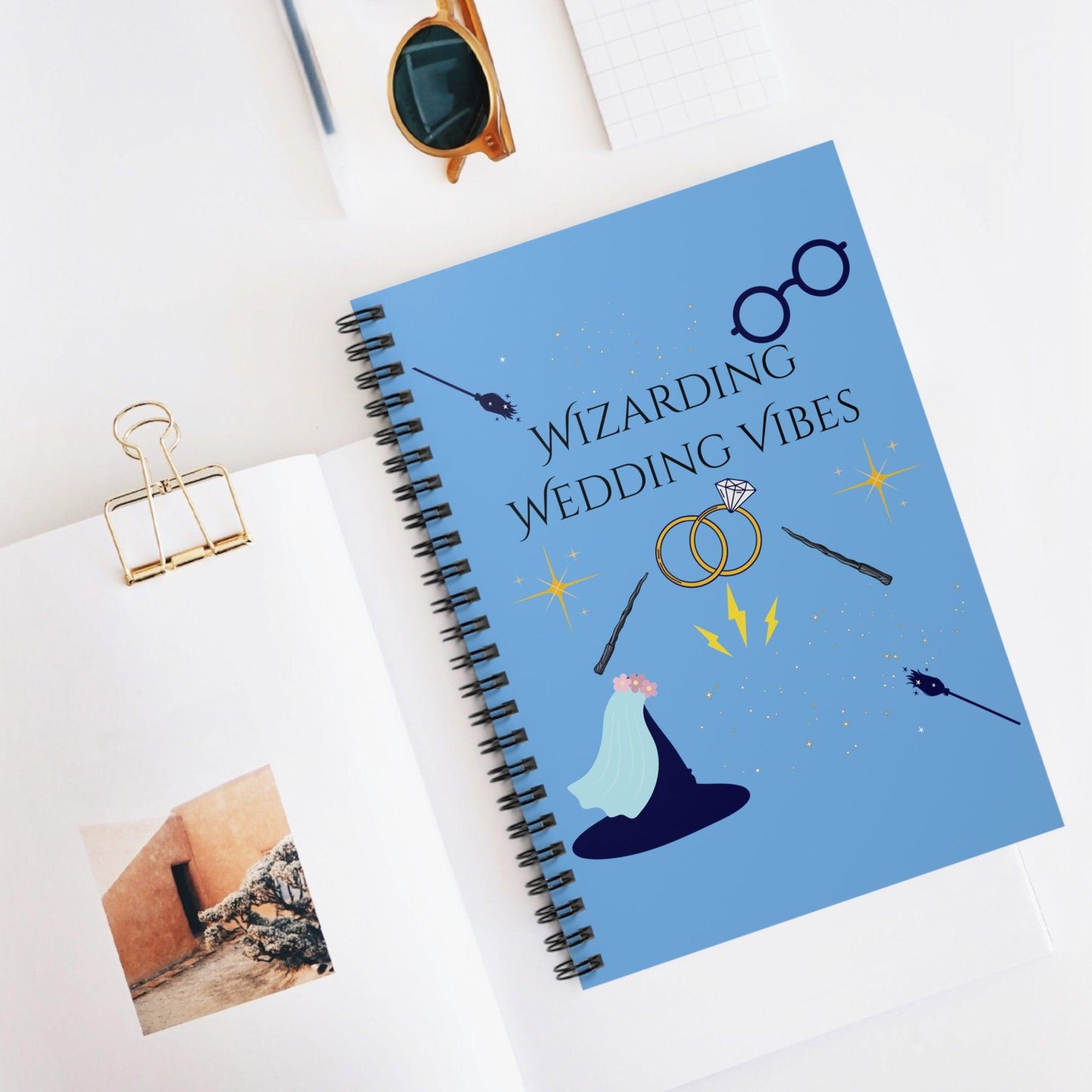 'Wizarding Wedding Vibes' Spiral Notebook