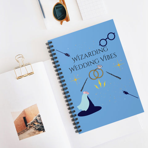 'Wizarding Wedding Vibes' Spiral Notebook