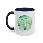 Green Planet Wrapped In A Bow Accent Coffee Mug