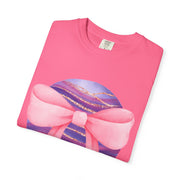 Pink/Purple Planet Wrapped In A Bow Unisex T-Shirt