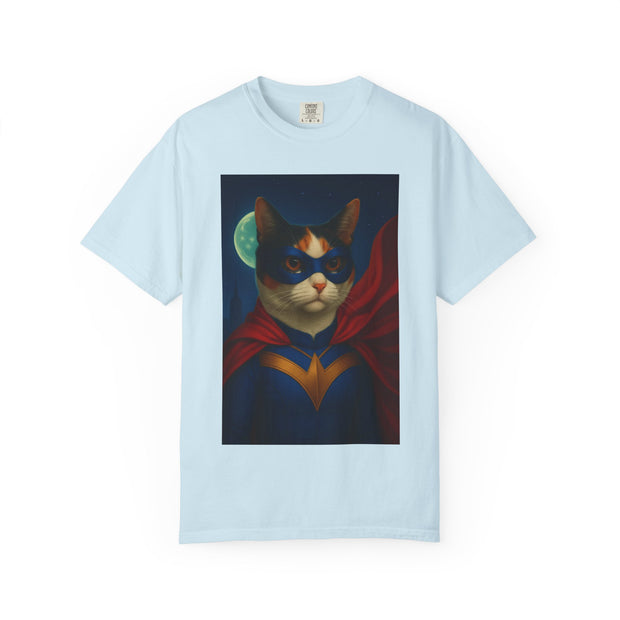 Superhero Tri-Colored Cat Unisex T-shirt