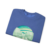 Green Planet Wrapped In A Bow Unisex Crewneck Sweatshirt