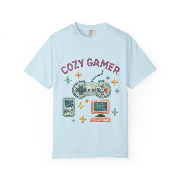 Cozy Gamer T-Shirt, Unisex Retro Gaming Tee, Video Game Lover Shirt, Perfect for Gamers, Gift for Birthdays and Holidays